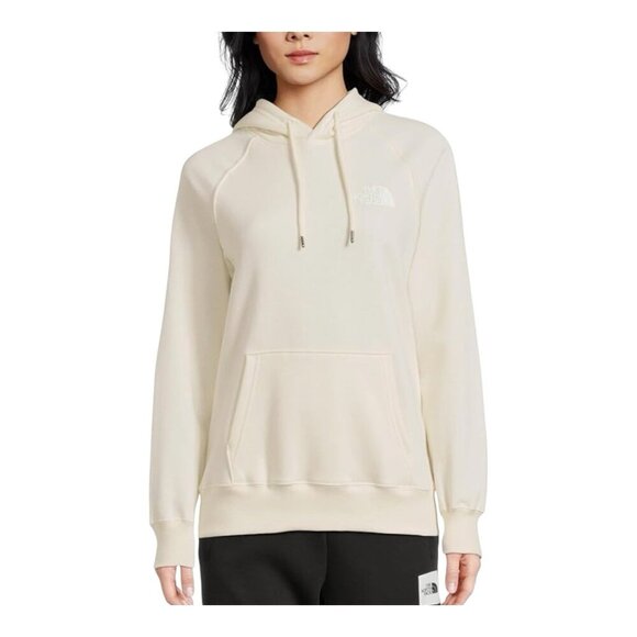 The North Face Womens Box NSE Pullover Hoodie White Dune Size Large - Picture 3 of 8
